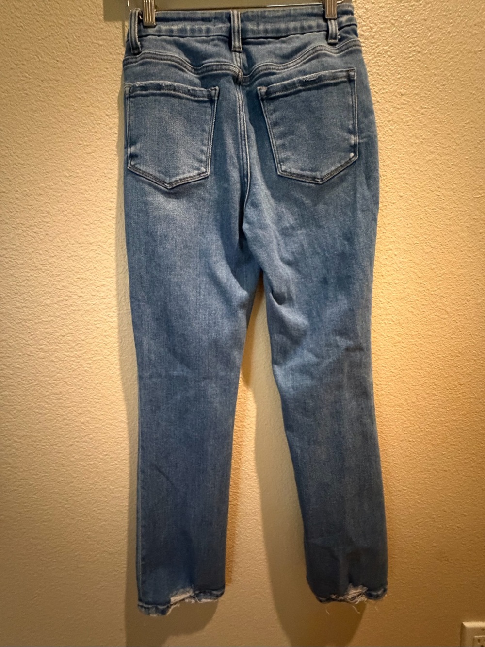 Flying Monkey Women's Light Blue Straight Leg Jeans - Picture 7 of 7